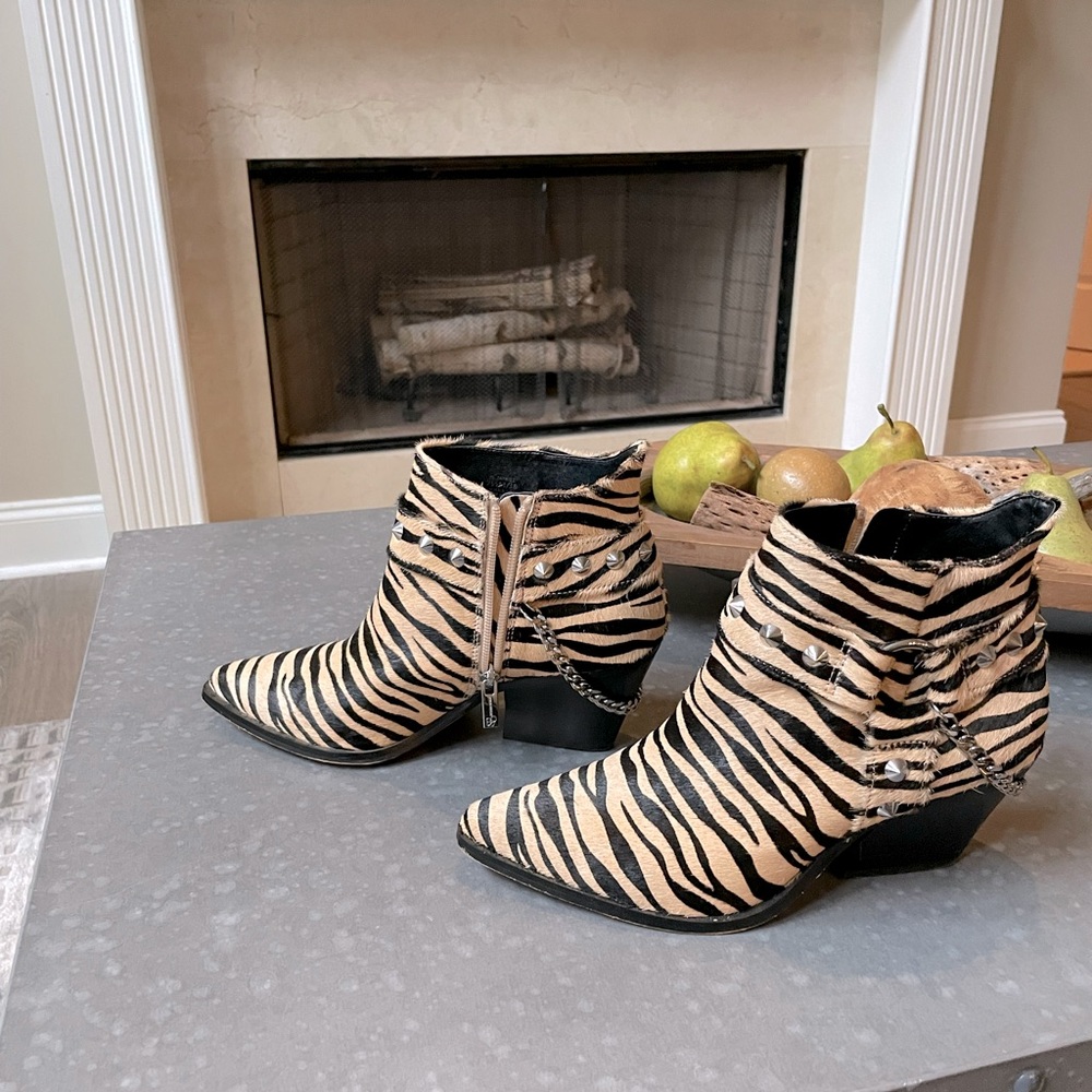 Zebra print shoes